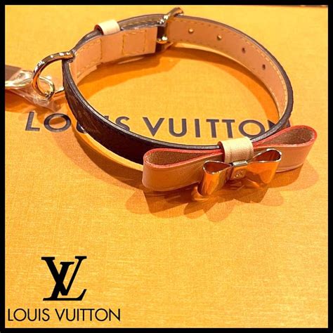 louis vuitton baxter dog collar monogram bow x small|louis vuitton monogram.